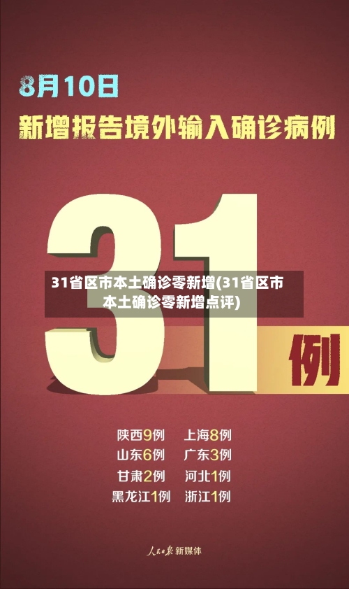 31省区市本土确诊零新增(31省区市本土确诊零新增点评)