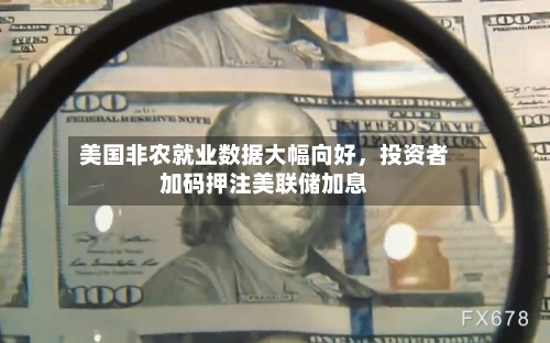 美国非农就业数据大幅向好，投资者加码押注美联储加息-第2张图片