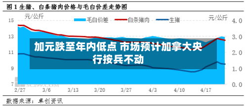 加元跌至年内低点 市场预计加拿大央行按兵不动-第2张图片