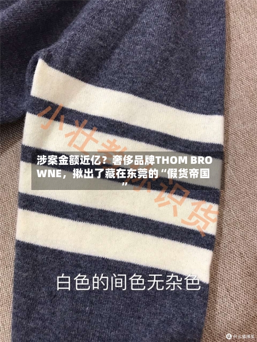 涉案金额近亿？奢侈品牌THOM BROWNE，揪出了藏在东莞的“假货帝国”-第2张图片