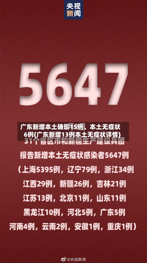 广东新增本土确诊15例	、本土无症状6例(广东新增13例本土无症状详情)-第3张图片