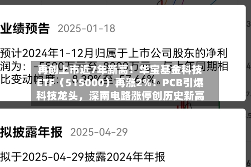 再创上市近7年新高！华宝基金科技ETF（515000）再涨2%！PCB引爆科技龙头，深南电路涨停创历史新高-第2张图片