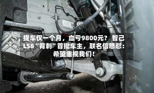 提车仅一个月，血亏9800元？ 智己LS8“背刺	”首批车主	，联名信怒怼：希望重视我们！-第2张图片