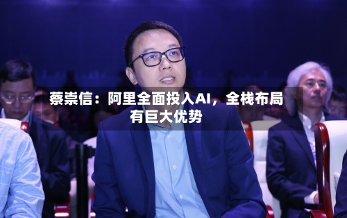 蔡崇信：阿里全面投入AI，全栈布局有巨大优势-第2张图片