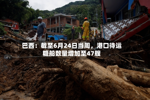 巴西：截至6月24日当周	，港口待运糖船数量增加至47艘-第2张图片