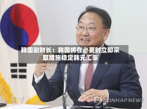 韩国副财长:韩国将在必要时立即采取措施稳定韩元汇率-第2张图片