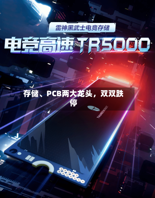 存储、PCB两大龙头,双双跌停