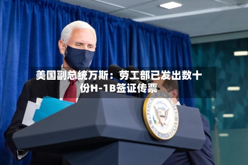 美国副总统万斯:劳工部已发出数十份H-1B签证传票-第3张图片